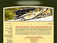 Tablet Screenshot of countrycoachfriendsincorporated.com